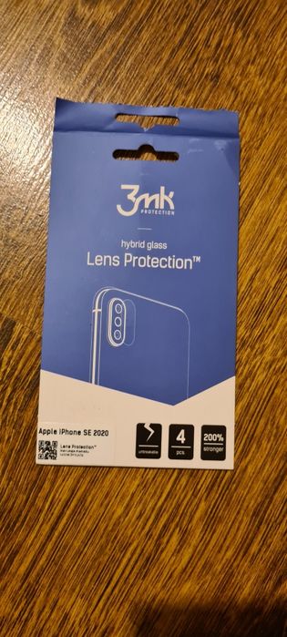 Szkło ochronne na aparat iPhone se2020 3mk