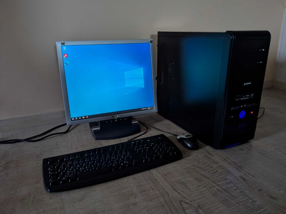 Комп'ютер + монітор / Core i7-860 / Radeon R7 240 2GB / 8GB RAM / SSD