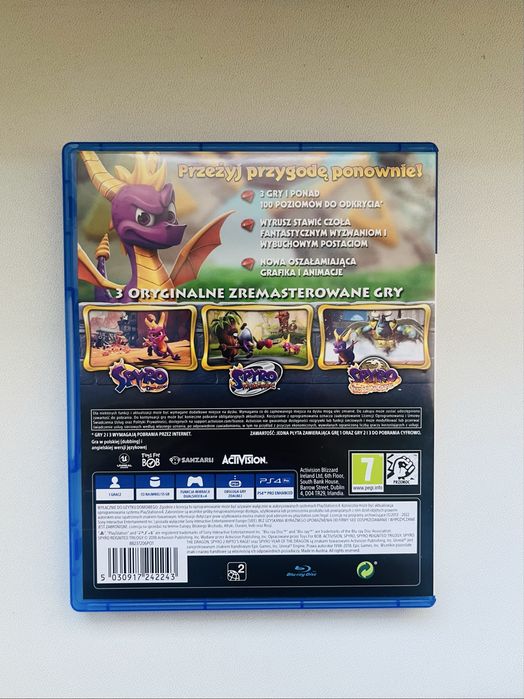 Spyro Trilogy PL - Ps4
