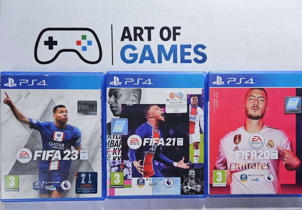 Zestaw gier Fifa Ps4 Fifa 19 Fifa 21 Fifa 23 Ps4 Ps5 Playstation 4 5