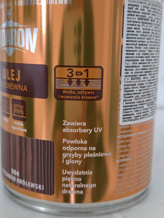 Масло для террасной доски VIDARON 750ml