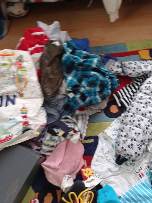 Cały karton ubranek dla dziecka 68-74 za słodycze stan idealny