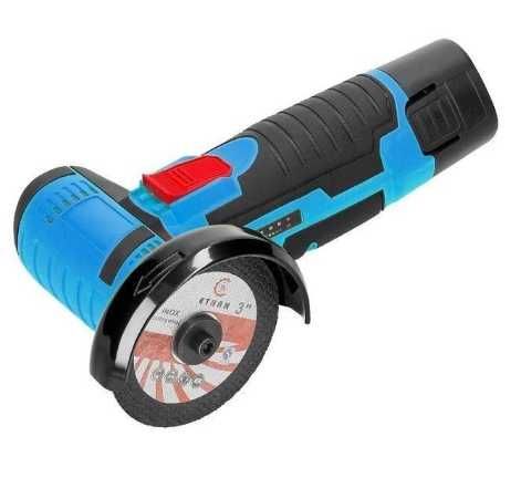 Электроболгарка  аккумуляторная болгарка 12V 2 аккумулятора с Кейсом