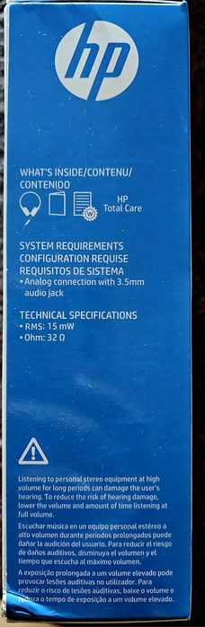 Auscultadores HP  H2800 novos
