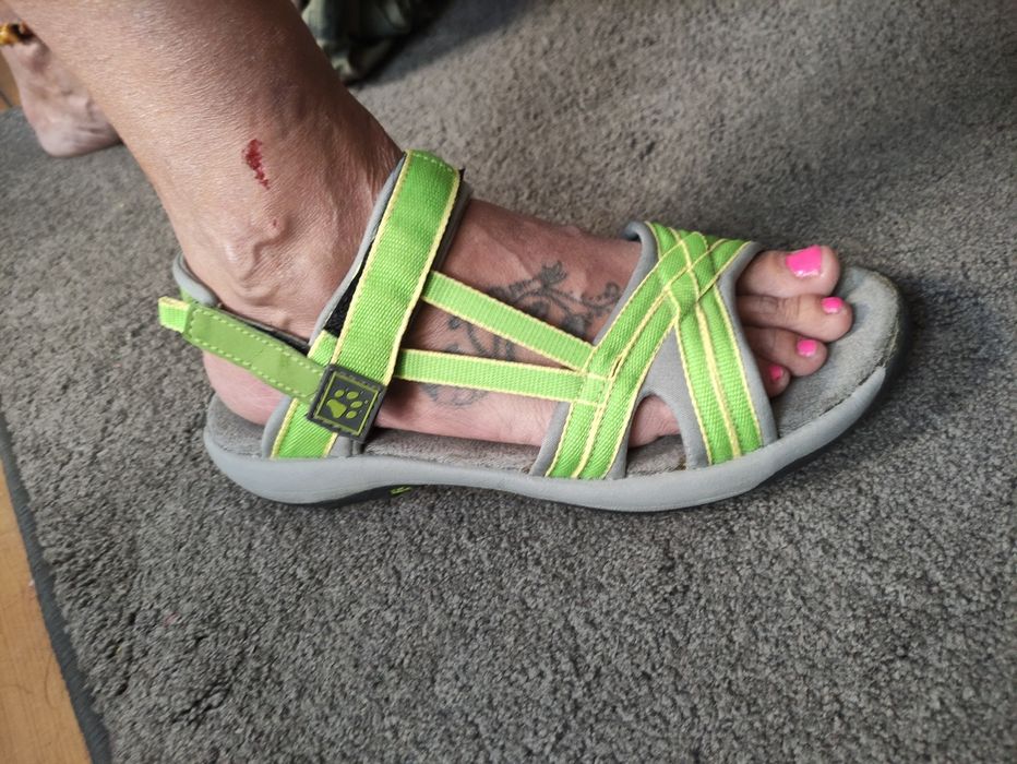 Jack Wolfskin sandały damskie, zielone,40.5