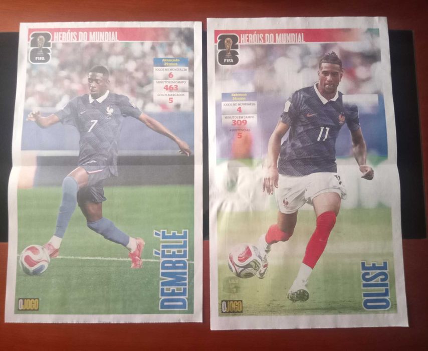 19 posteres gigantes de jogadores no mundial de futebol 2026
