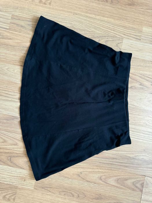 Spódnica czarna rozkloszowana M terranova bawełna