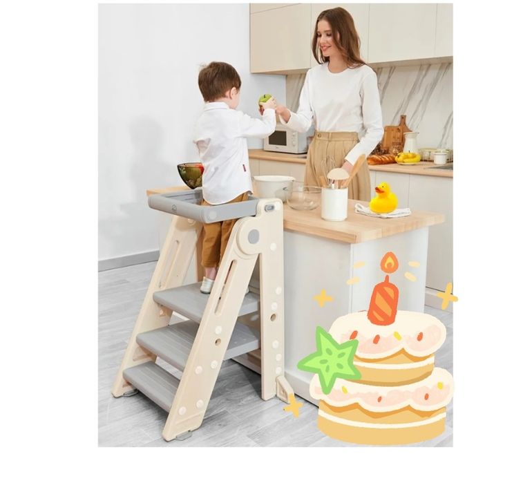 Banco escada criança