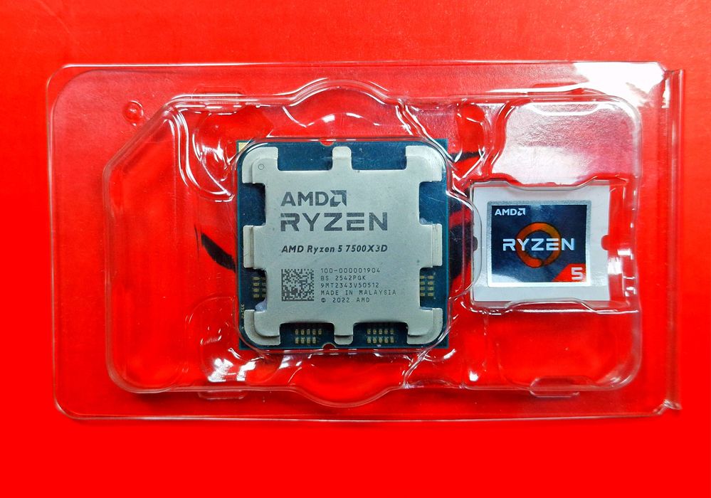 AMD Ryzen 5 7500X3D (6 ядер / 12 потоки) AM5