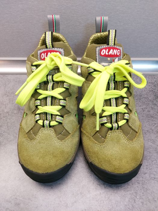 Olang buty trekkingowe roz.32  Kid-Tex, skóra naturalna,zamsz , Vibram