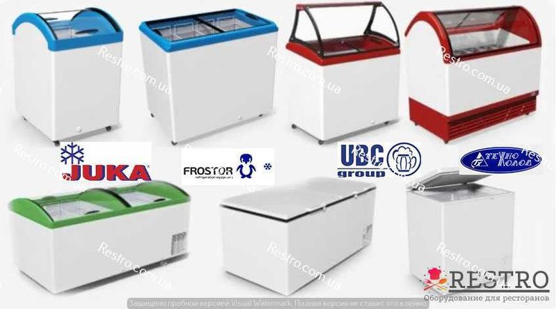Морозильные лари камеры бонеты Juka Юка Холодильное оборудование
