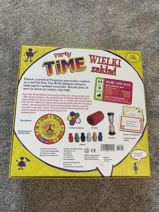 Gra Party Time Wielki Zakład - kompletna
