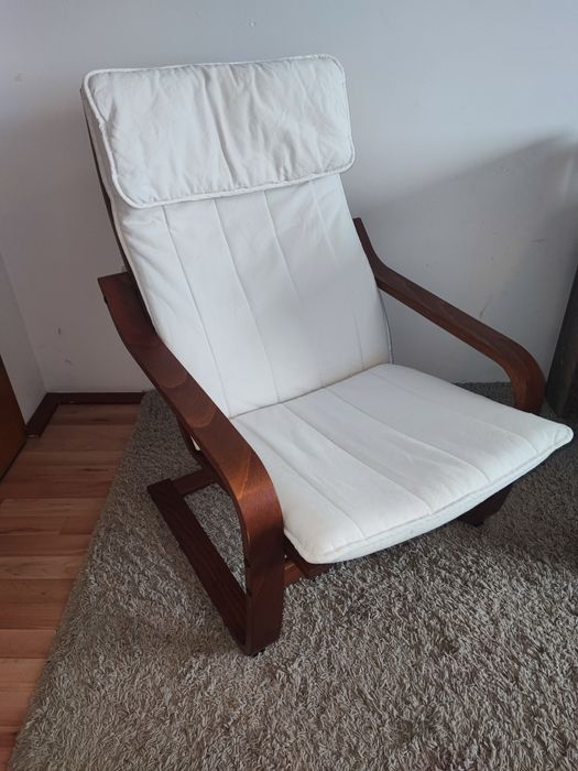 Коричневе Крісло-гойдалка, Стул від ikea.