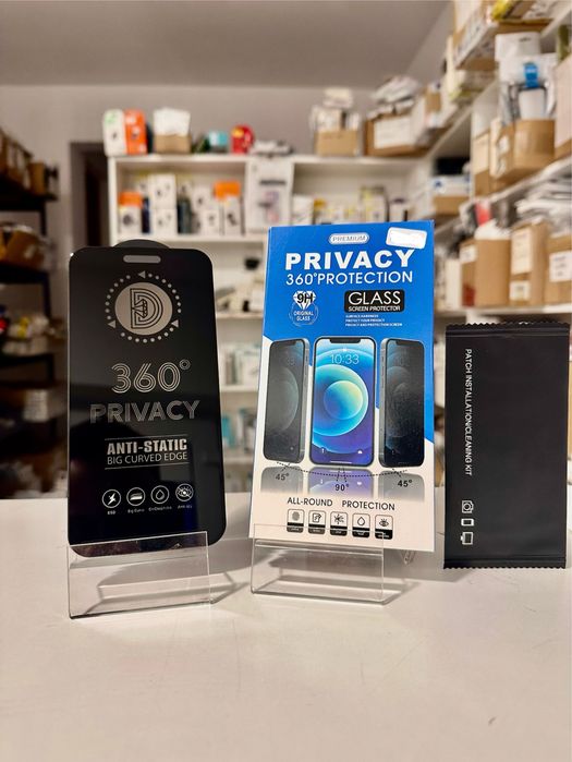 SZKŁO hartowane prywatyzujące 360 do IPHONE 15 PLUS / 16 PLUS
