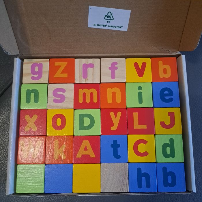 Klocki alfabet Playtive Junior 1+