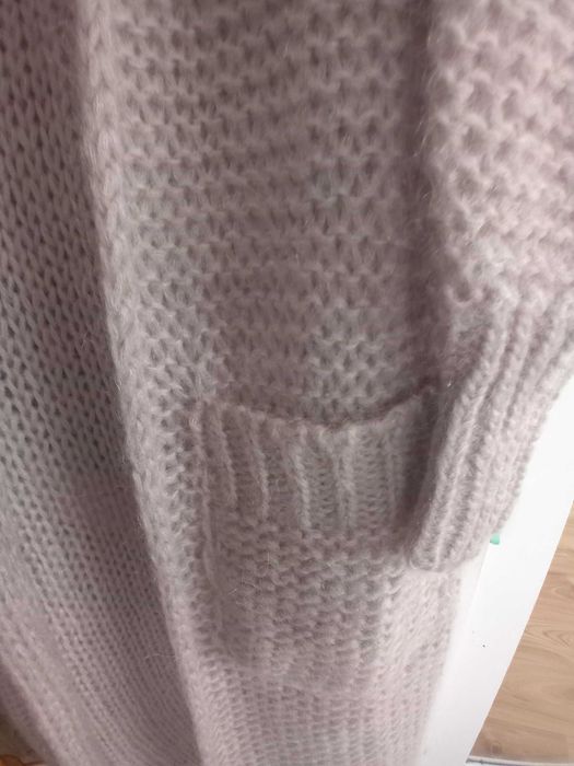 KOLORY Sweter długi baby kid moher i merino By o la la