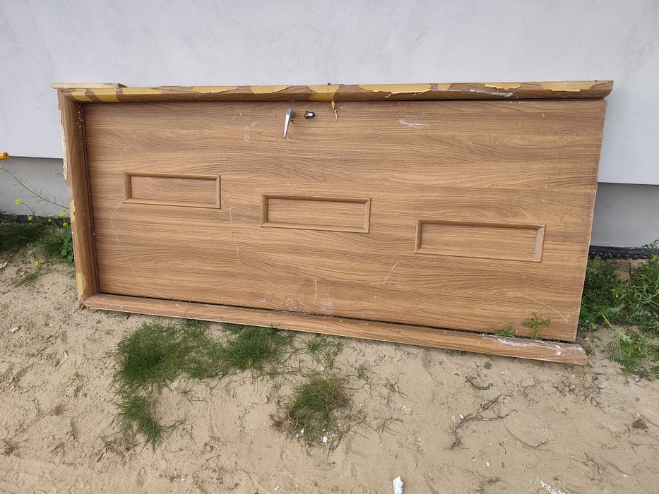 Drzwi na budowę tymczasowe zewnętrzne 90 cm