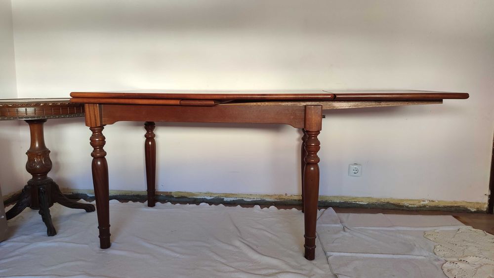 Mesa de Jantar extensível - Madeira Maçica