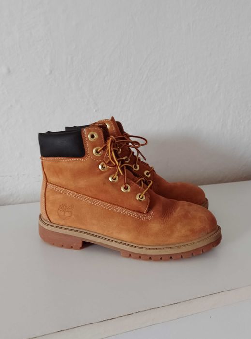 Buty Damskie Timberland 37 Skóra Sportowe Brązowe Trekkingowe
