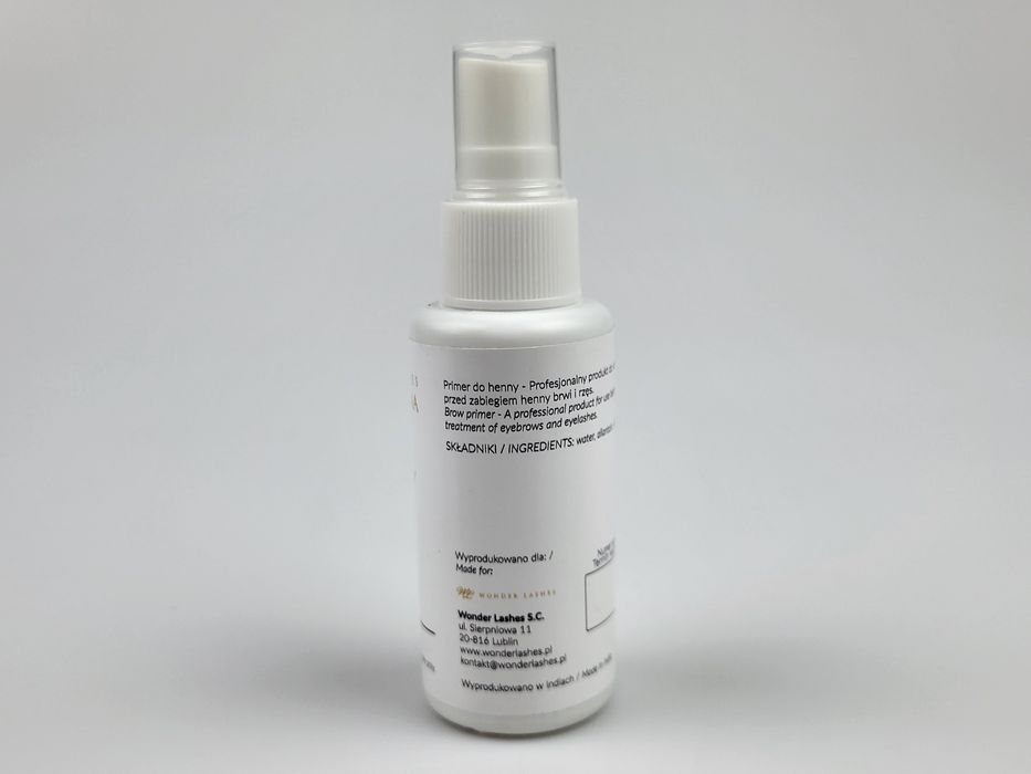 Primer odtłuszczacz w płynie do brwi henny 50ml