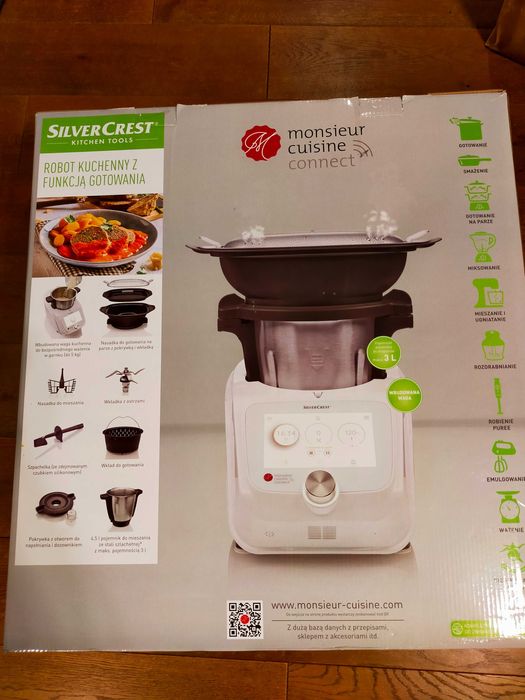 Robot kuchenny z funkcją gotowania Silver Crest  + gratis gofrownica