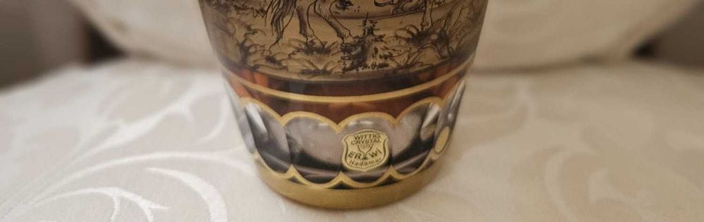 Vaso em cristal Wittig Crystal Erwin – Handarbeit (Alemanha)