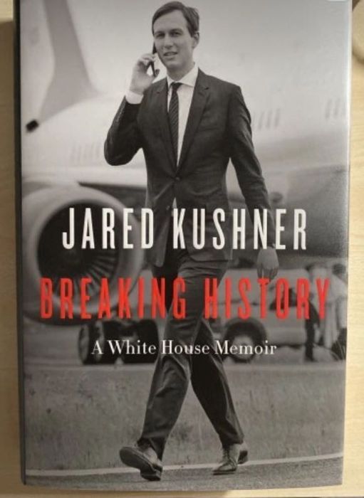 Książka pt. „Breaking History” Jareda Kushnera z autografem
