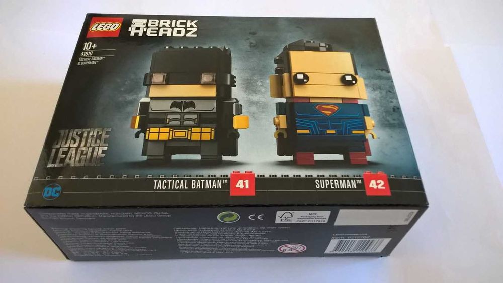 LEGO BrickHeadz DC 41610 Tactical Batman & Superman selado