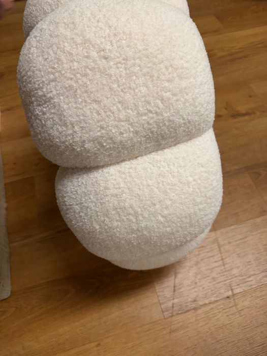 Puff Almofadado Branco