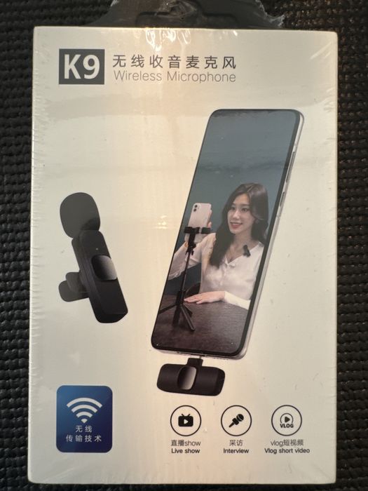 Microfones com e sem fio! Brutal para os teus videos!