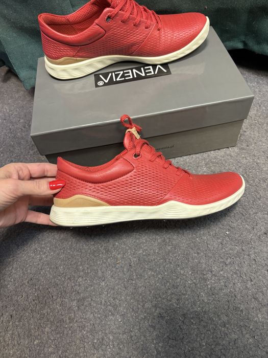 Ecco S Lite Damskie Buty Do Golfa Tomato Racer