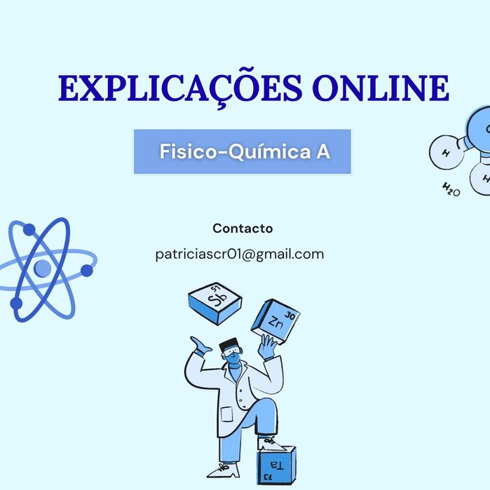 Explicações de Físico-Química A – 10.º e 11.º anos