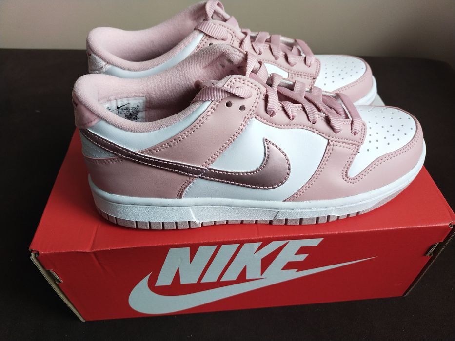 buty Nike Dunk Low Velvet Pink walentynki
