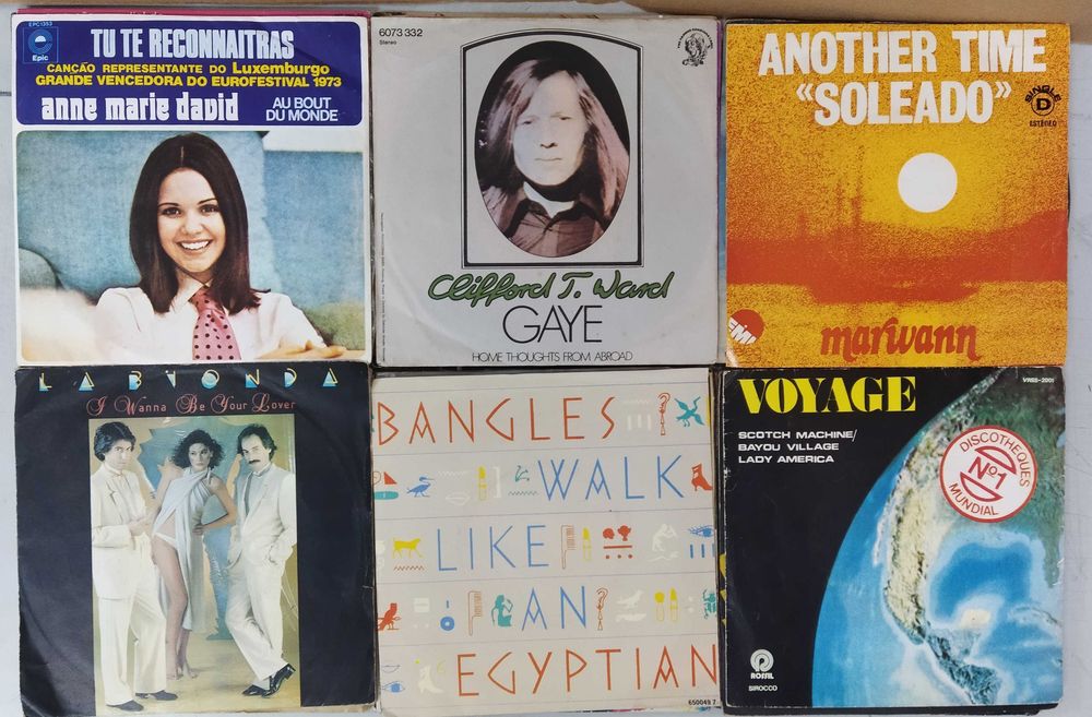 Vinil. Lote 50 Singles Música Internacional