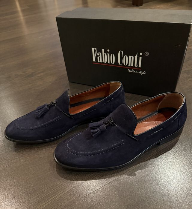 Лофери чоловічі замшеві Fabio Conti
