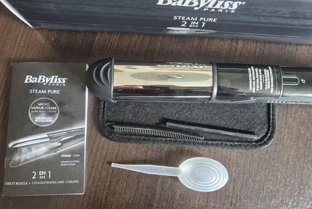Prostownica parowa BaByliss 2w1