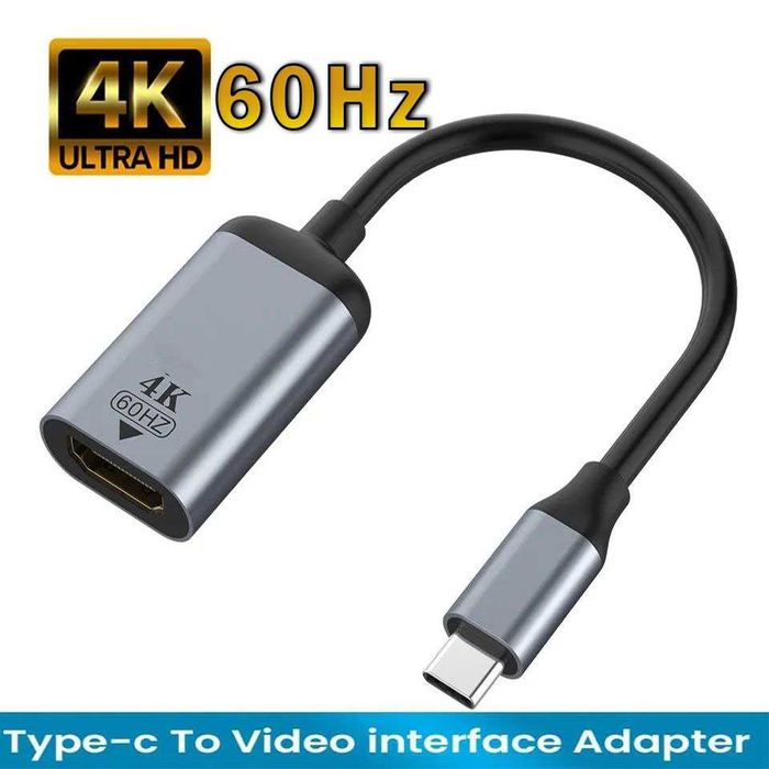 Переходник  Type-C HDMI 4K конвертер преобразователь
