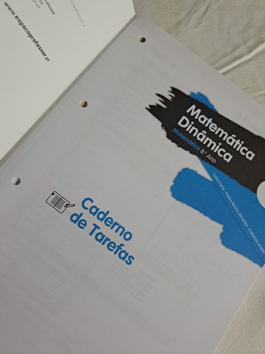 Caderno de tarefas 8 ano - Matemática Dinâmica