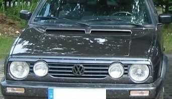 grillspoiler бровка ресничка golf 2 jetta 2 накладка на решетку