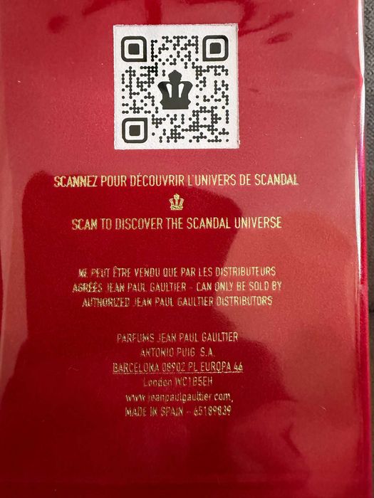 Jean Paul Gaultier Scandal Absolu 100 m