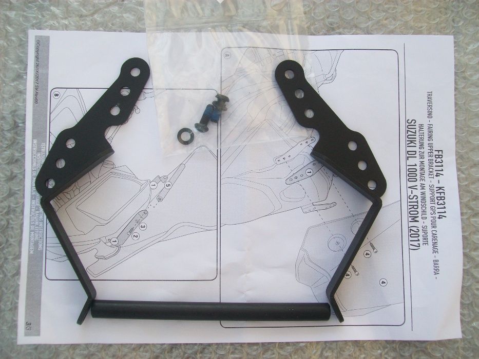 FB3114 DL1000 V-Strom (14>18) SUZUKI GIVI wspornik pod S902/GPS