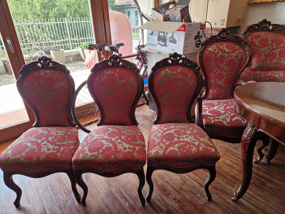 Zestaw mebli Ludwik Filip ludwikowski meble ludwikowskie