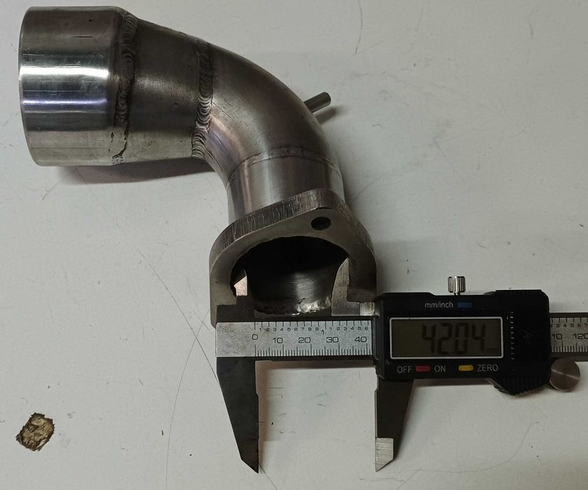 Kolanko dolotowe pod turbo 42mm Fiesta MK7 ST180 Turbo elbow tuning