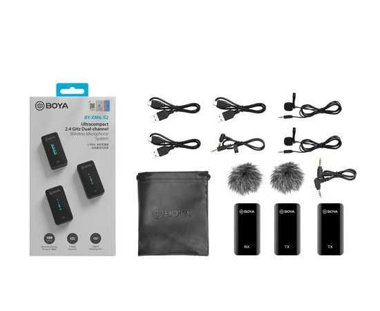 Microfones Sem Fios - BOYA BY-XM6-S2