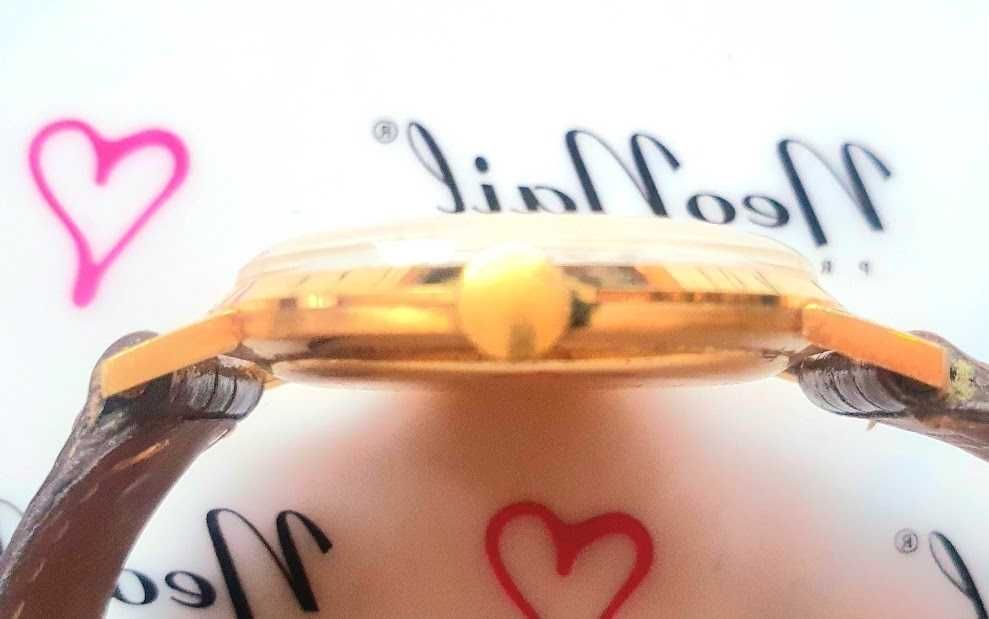 Złoty zegarek MONARCH DE LUXE 750 próba ( 18 karat ) stan nowy lata 50