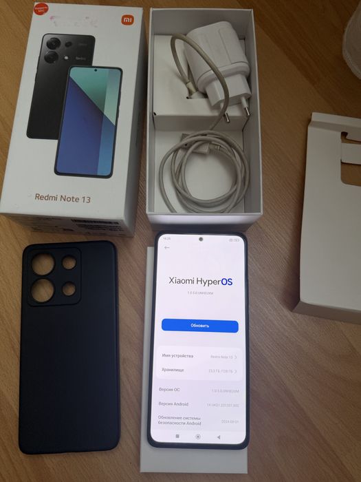 Xiaomi Redmi Note 13 6+6/128 Стан НОВОГО, Комплект на фото, наложка присутня