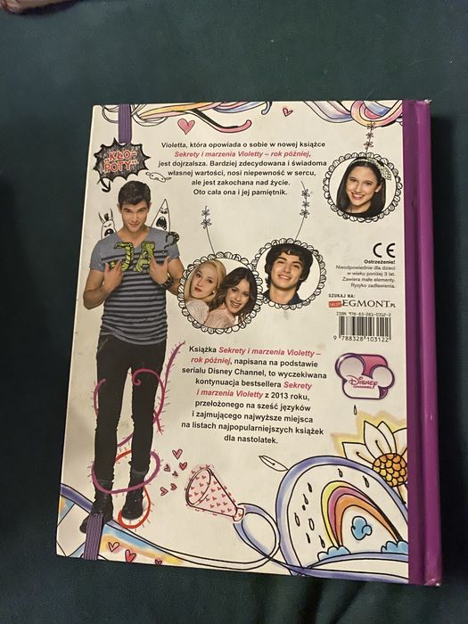 Książki pamiętnik Violetty