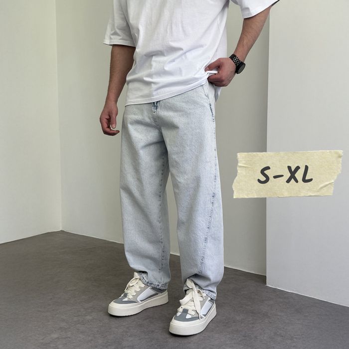 Джинси Банани Balloon широкие Чоловічі балони Джинсы мужские бананы S