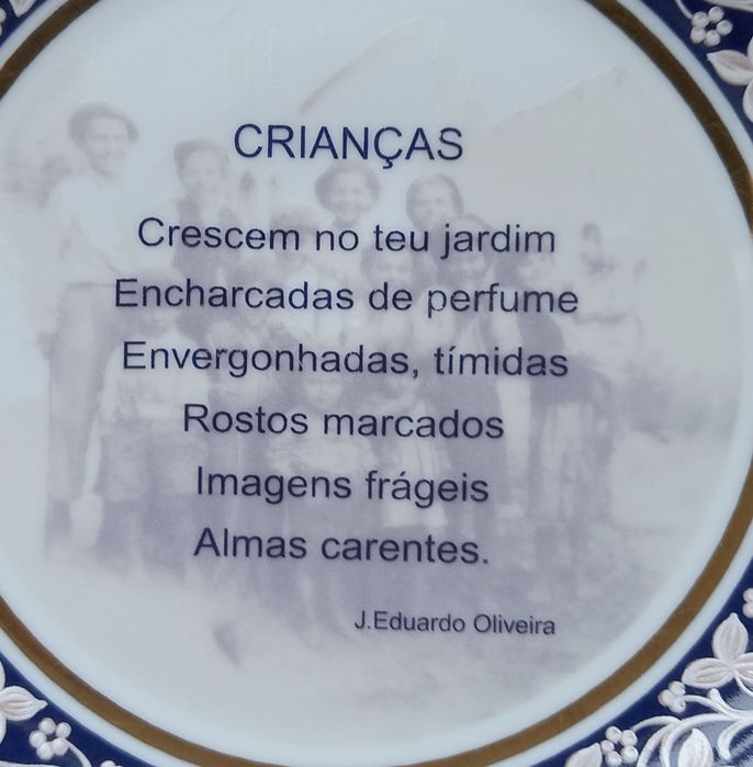 Crianças - prato porcelana SPAL