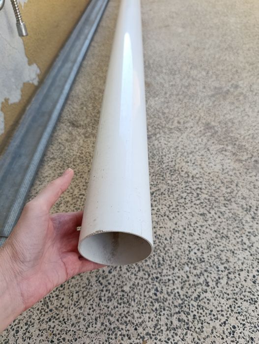 Tubo de PVC 80mm 3m branco